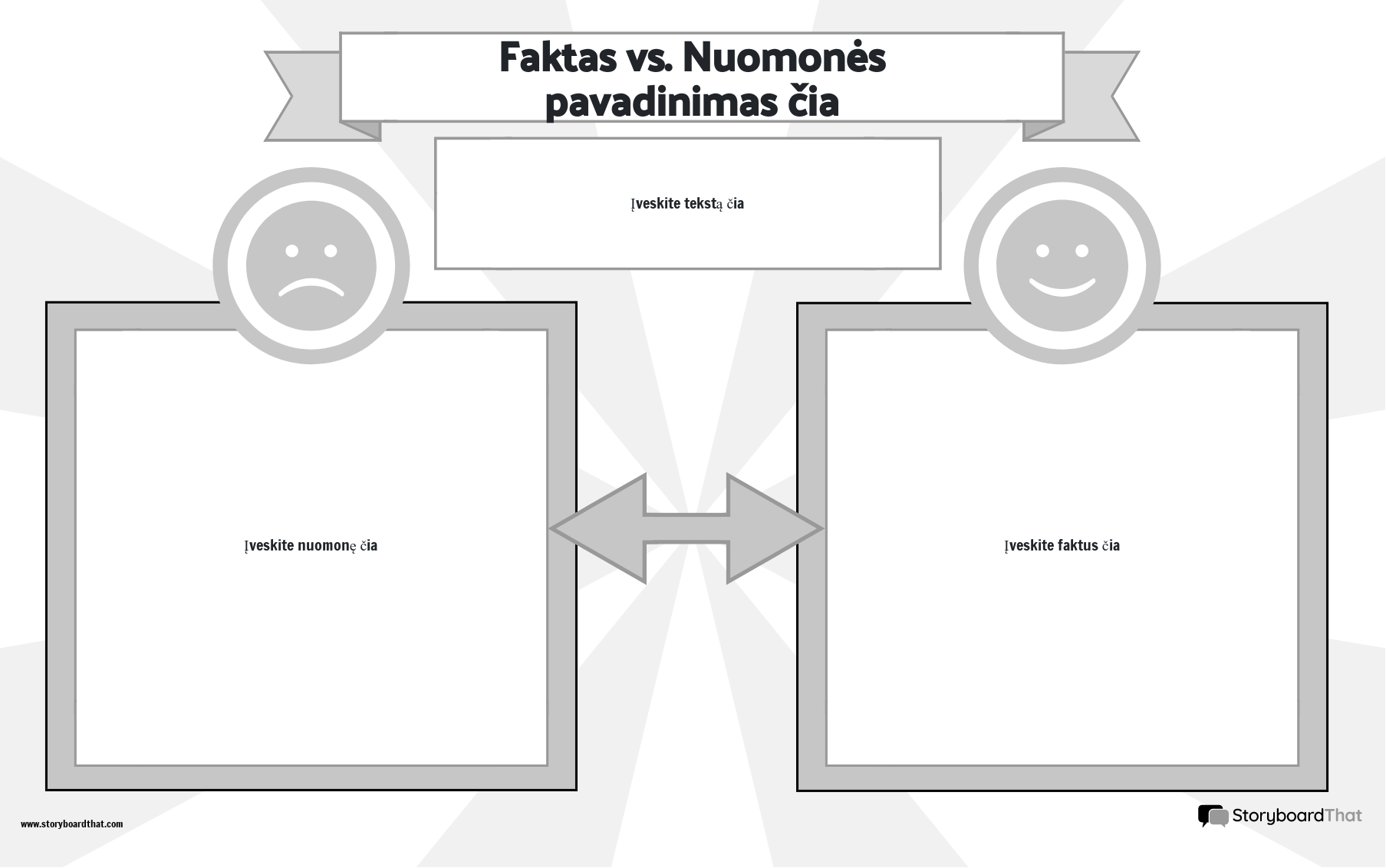 Naujas Kūrimo Puslapio Faktas Ir 5 Nuomonės šablonas Juodai Baltas 7356