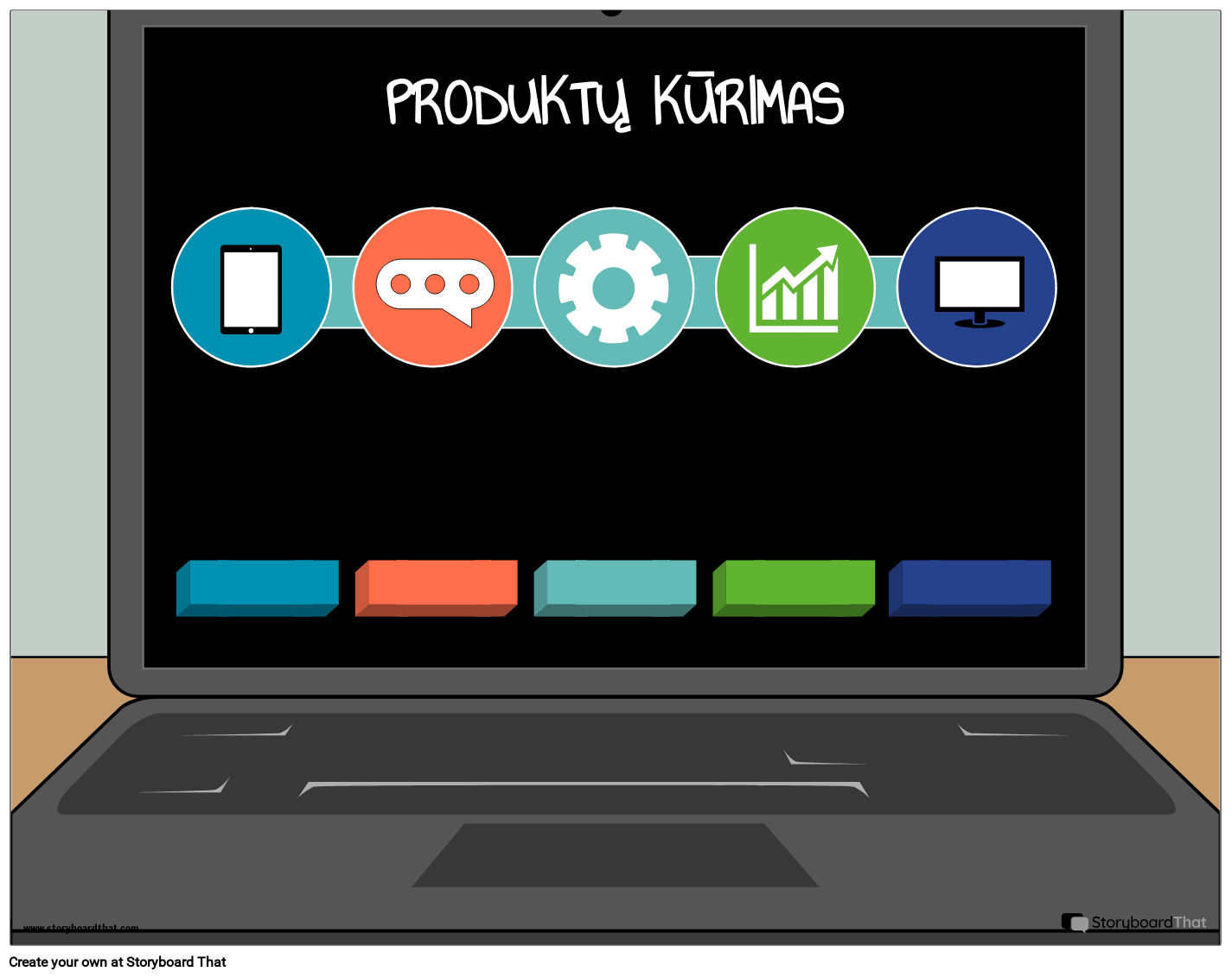 Produkto Kūrimas 2 Storyboard por lt-examples