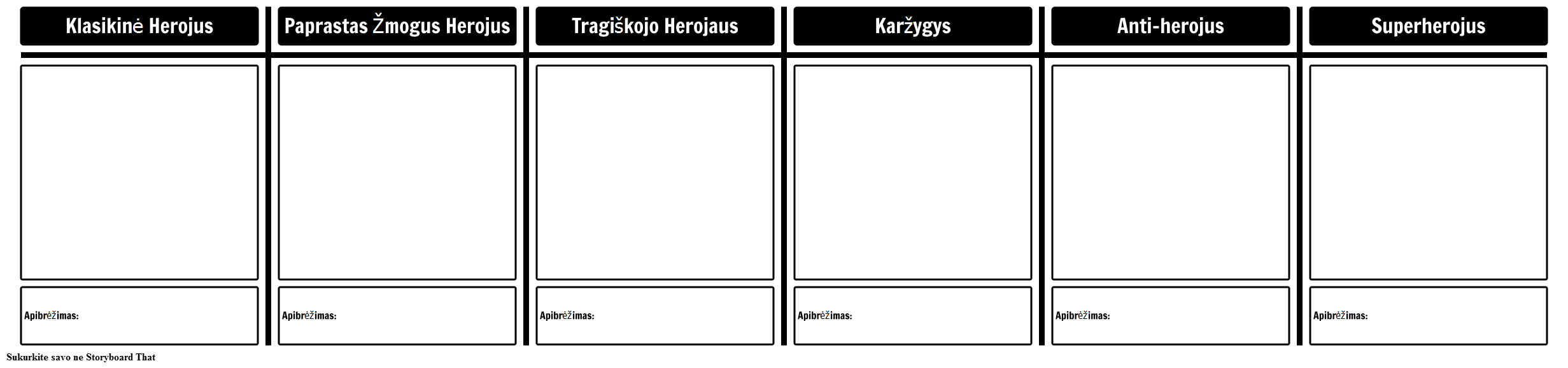 Tipai Heroes U Duotis Storyboard Por Lt Examples