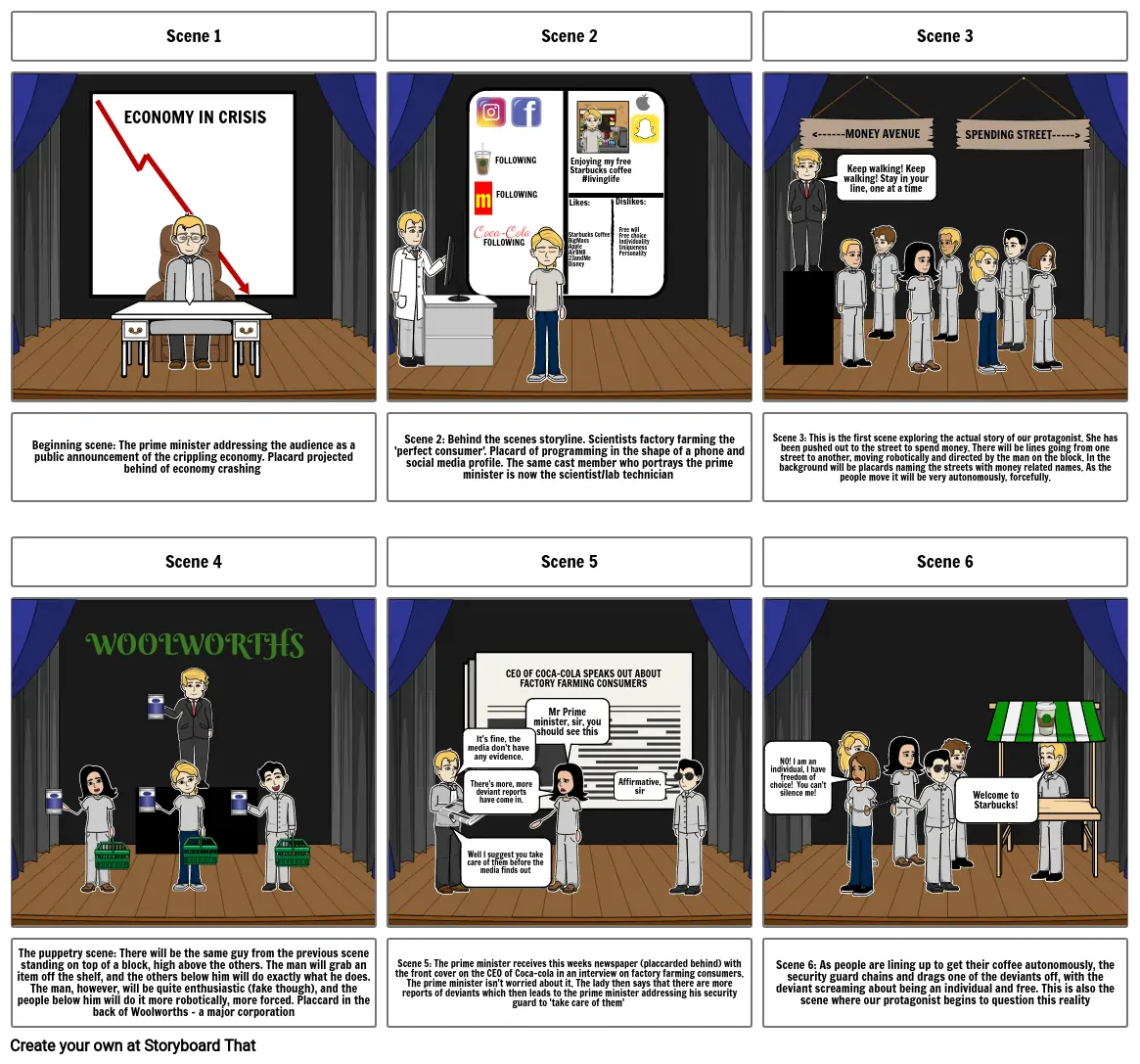 Drama Storyboard