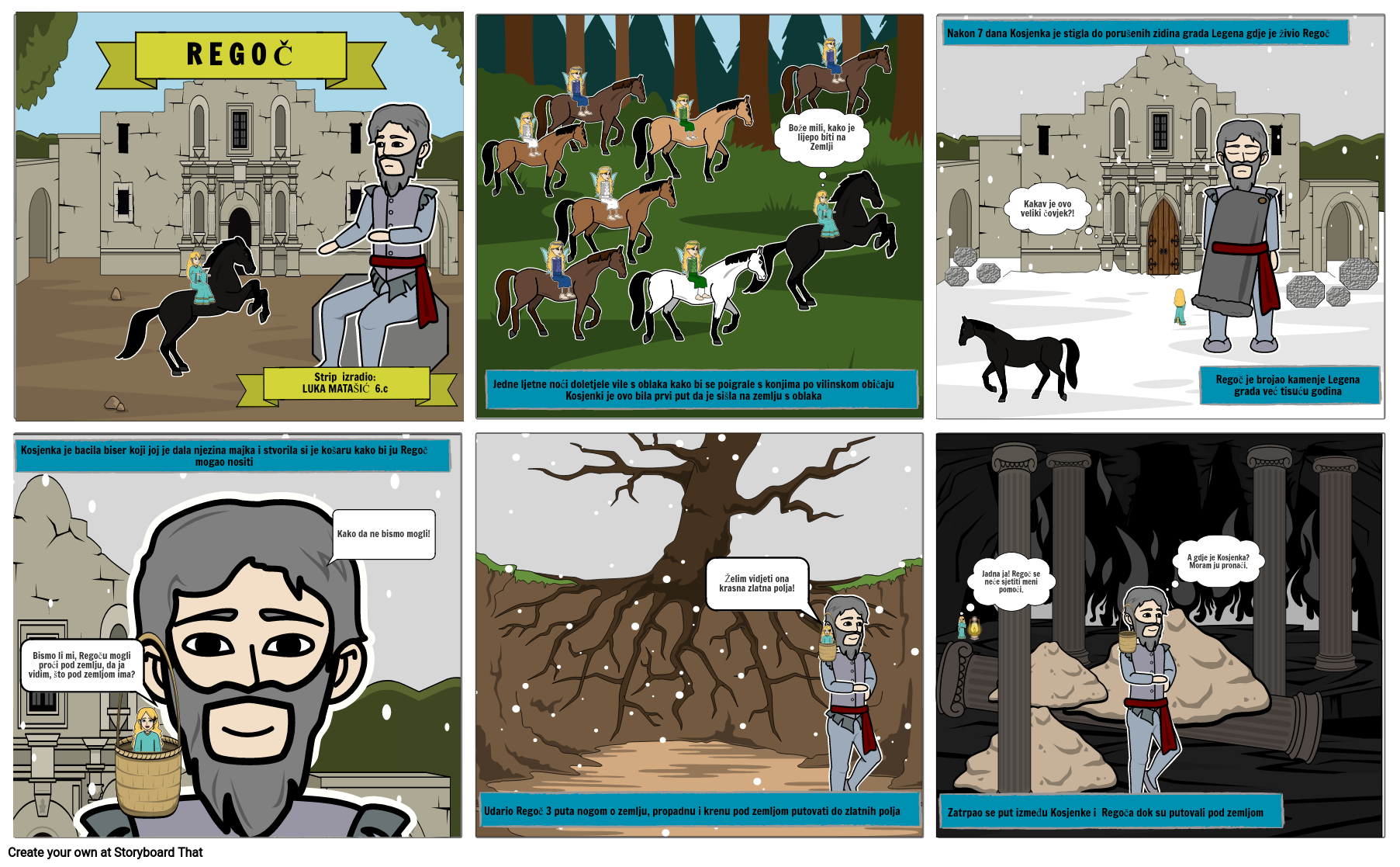 Regoč strip Storyboard by lukas09