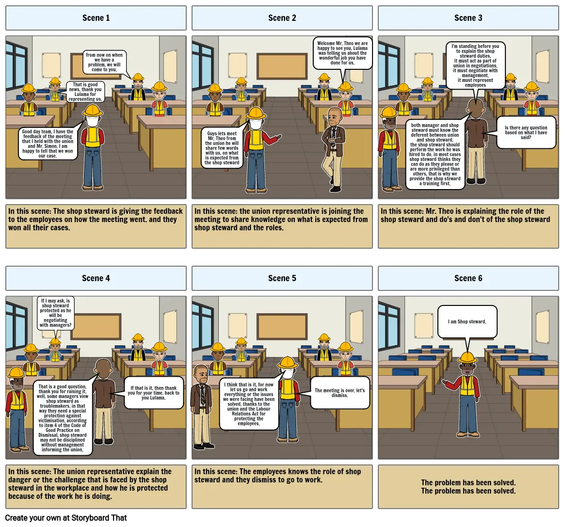 Storyboard 4 shop steward