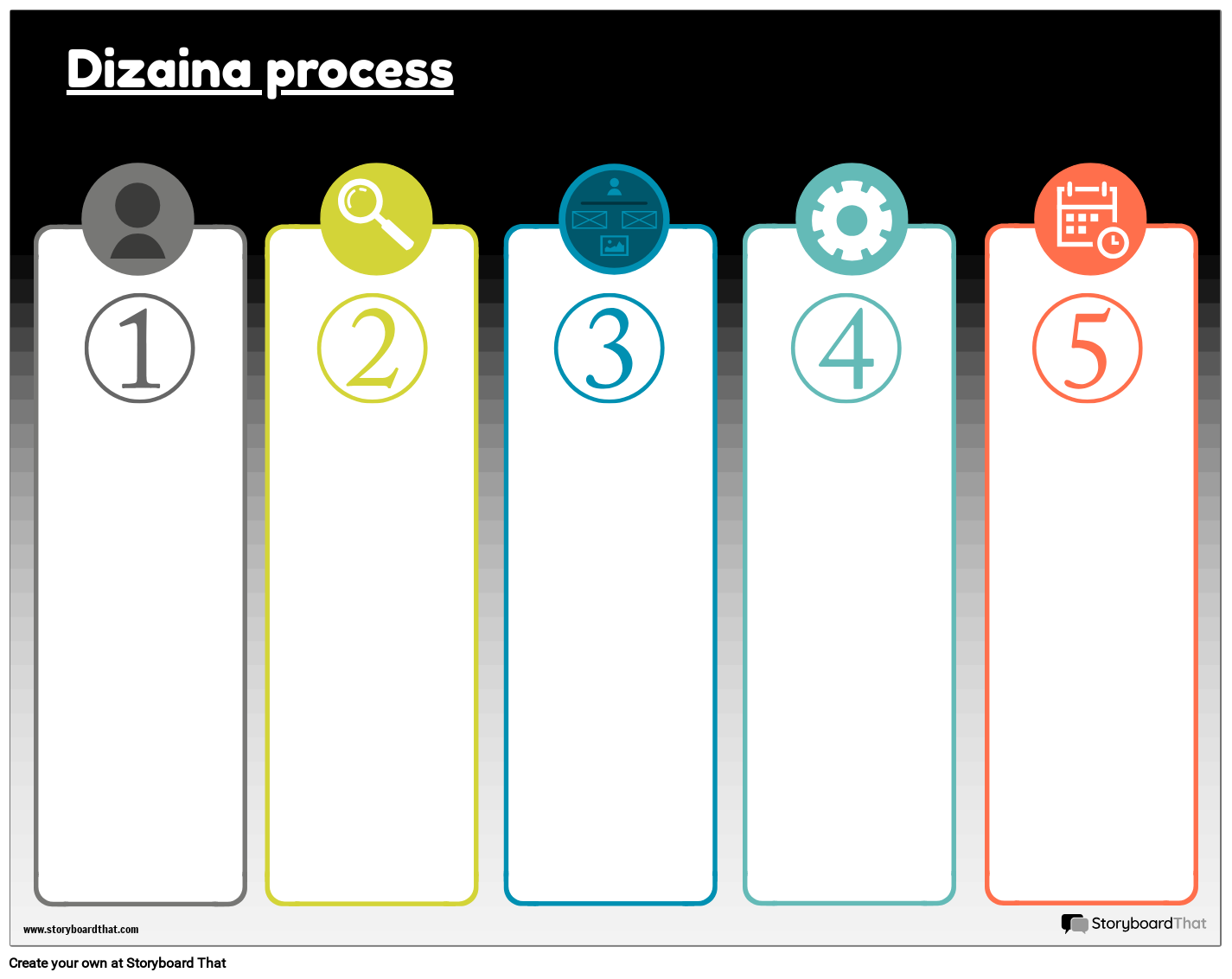 Process Storyboard Examples Projektēšanas Process 1 Storyboard por lv-examples