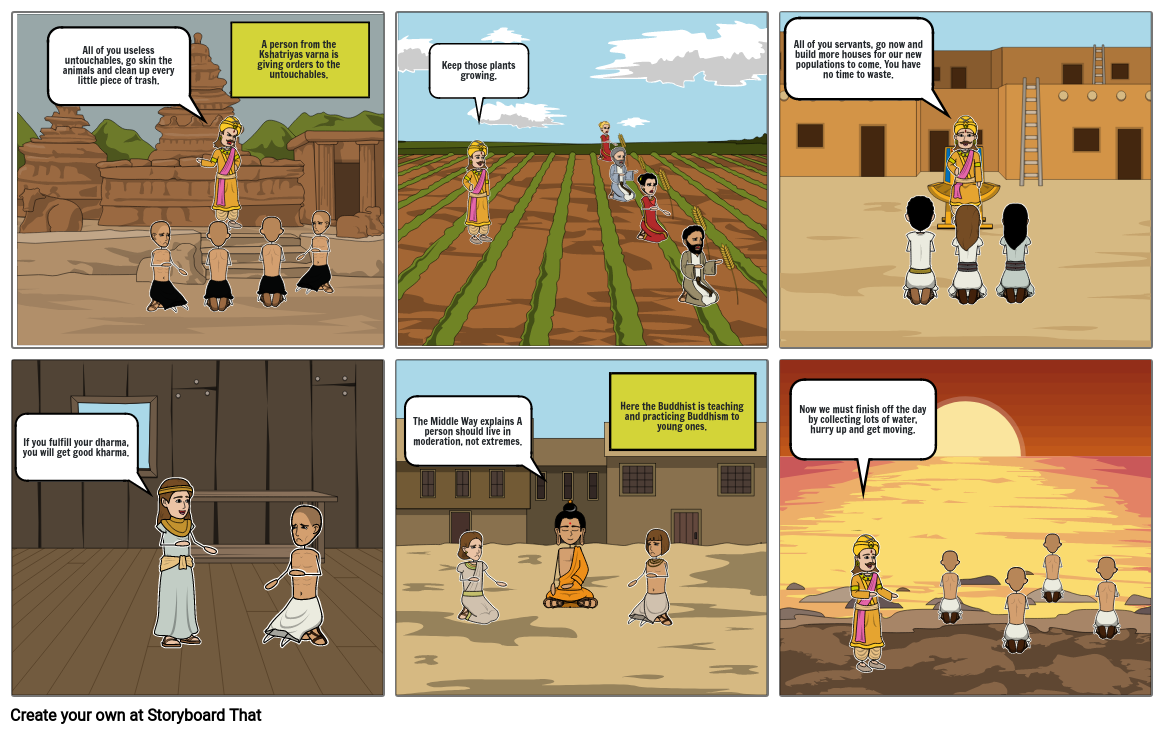 ancient india Storyboard by lyem1