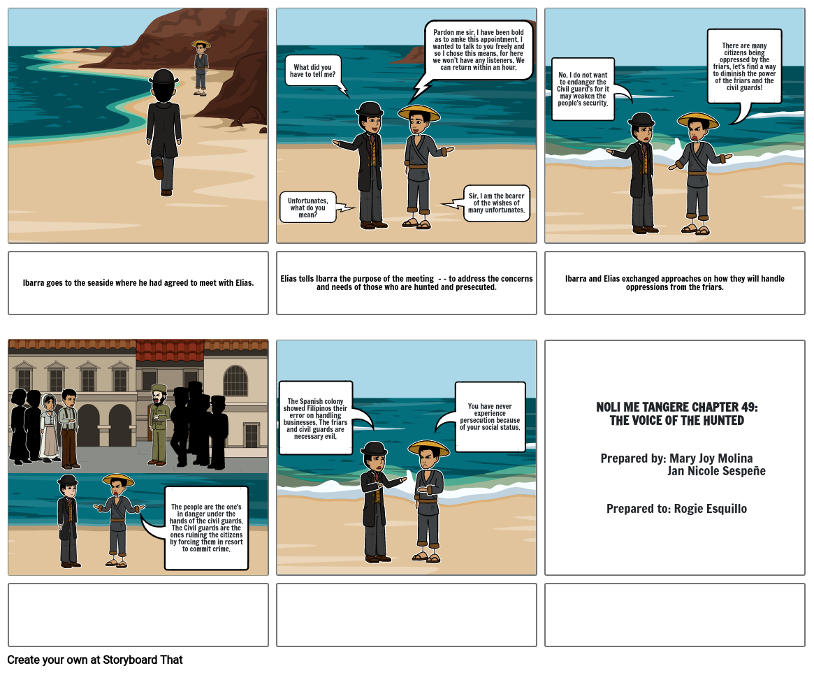 Noli Me Tangere Chapter 49 Storyboard por lzy