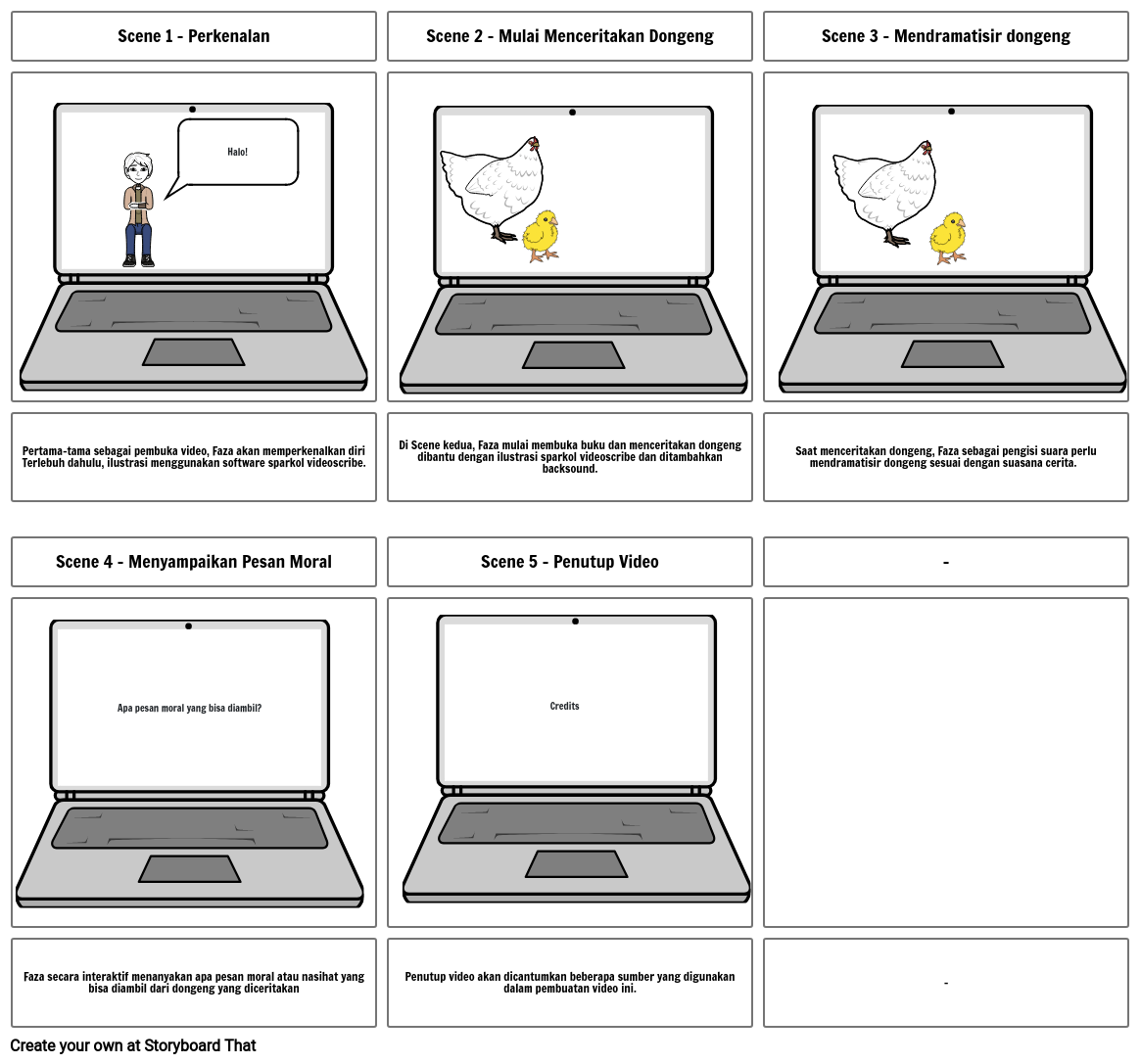 Storyboard Storytelling