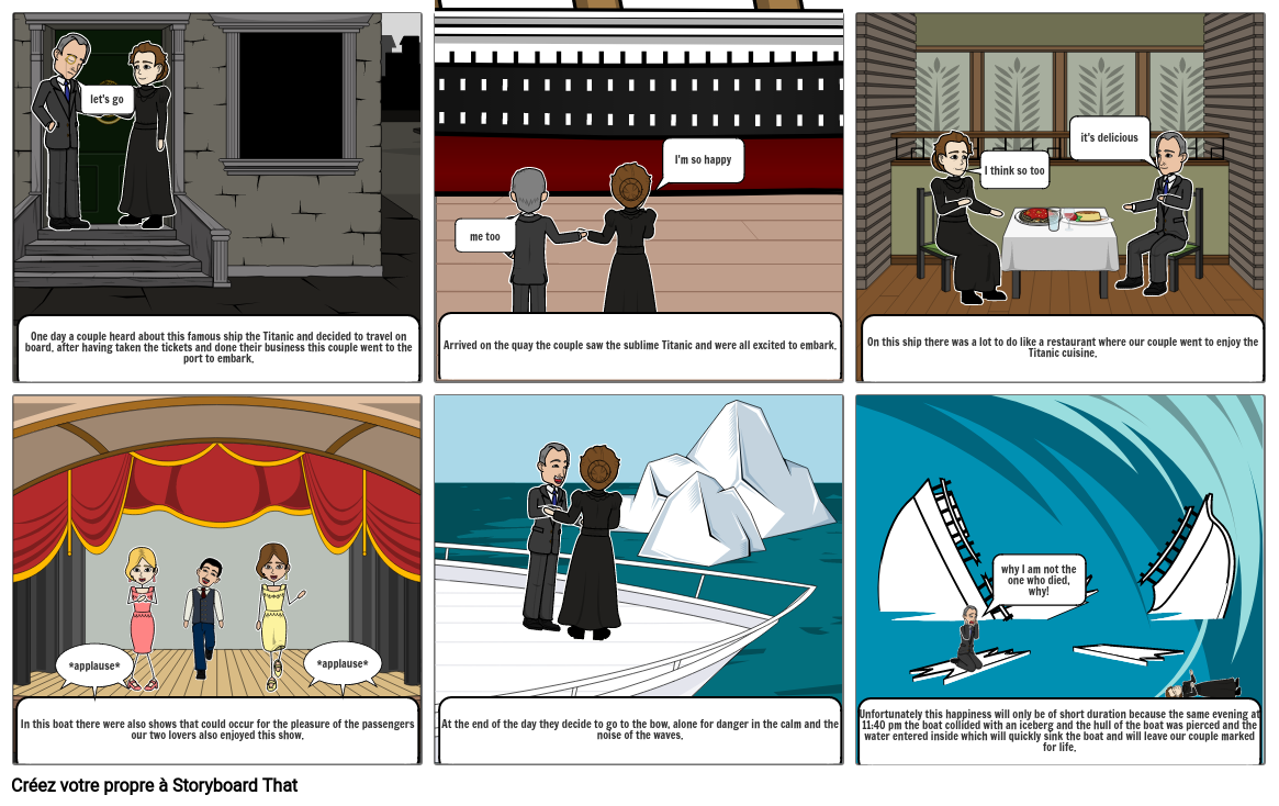 titanic Storyboard by machin