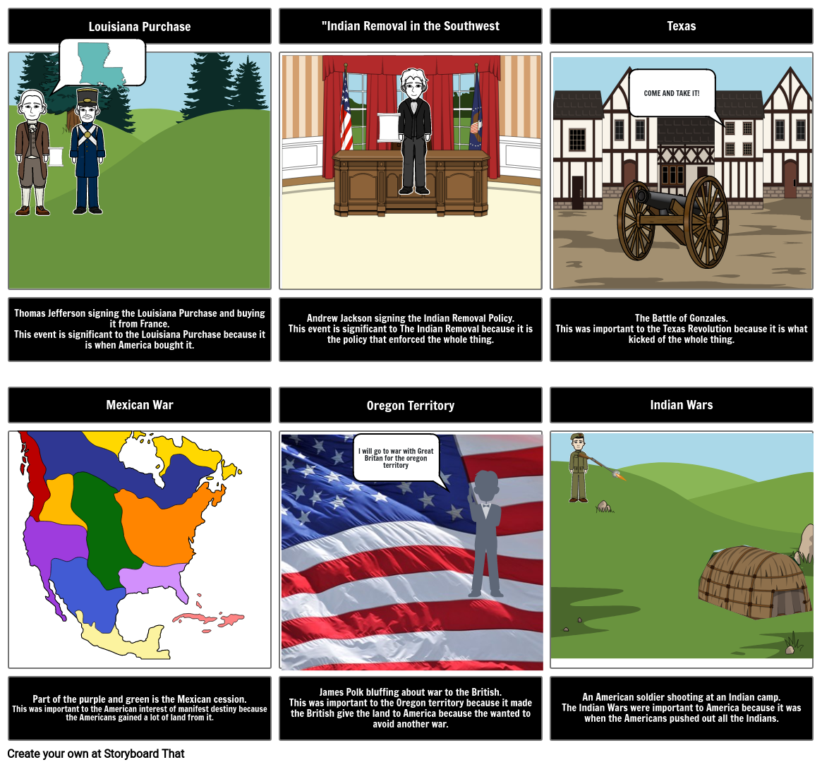 History Storyboard