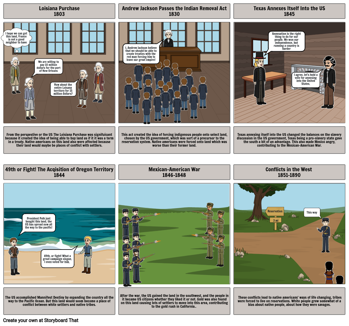 The Causes and Effects of Westward Expansion and Mannifest Destiny 