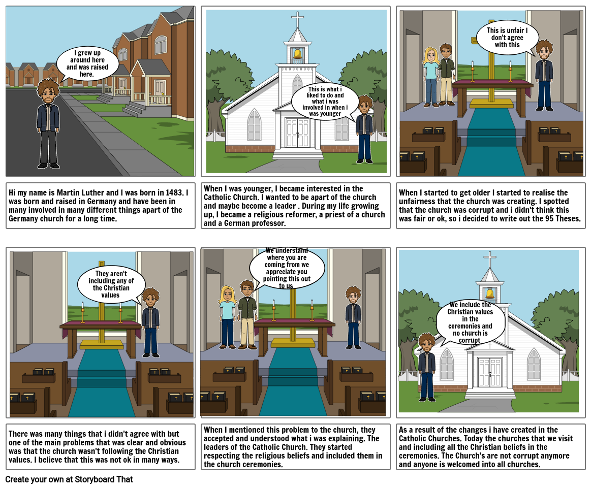 Final Martin Luther Storyboard por madicollins11