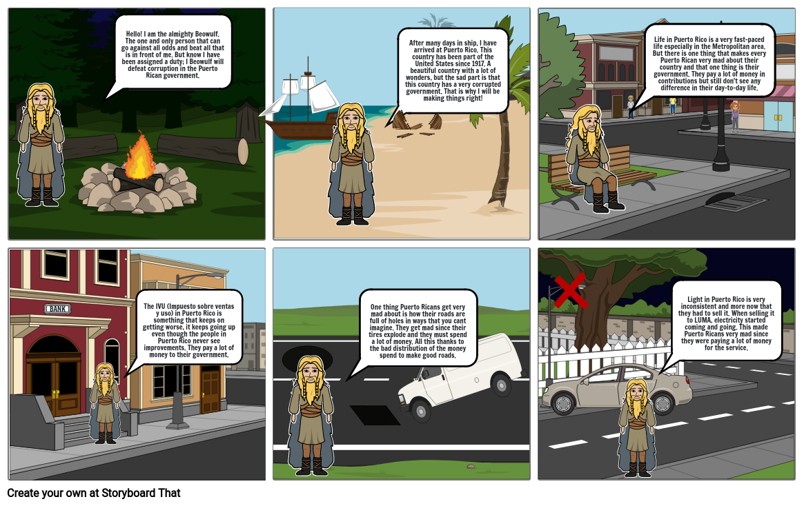 Beowulf Comic Book Project