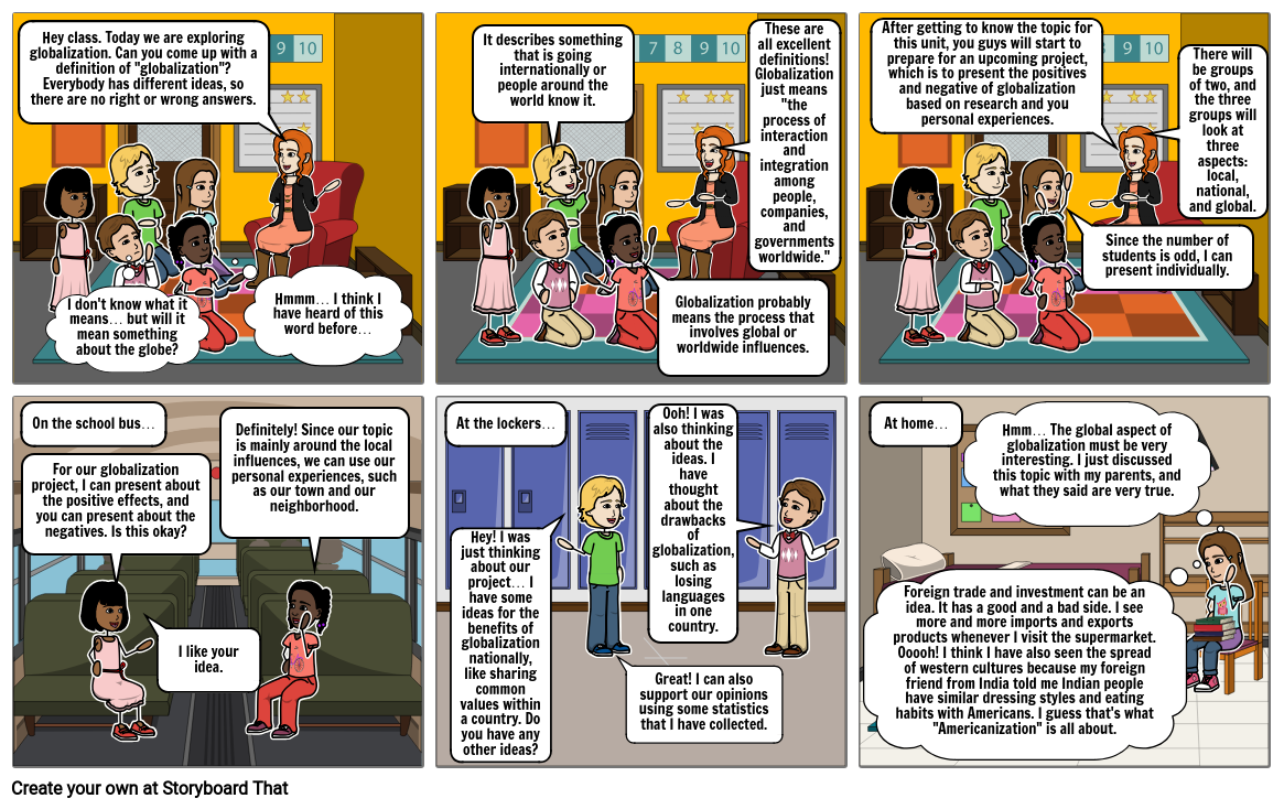 Globalization Part 1 Storyboard by majesticviv