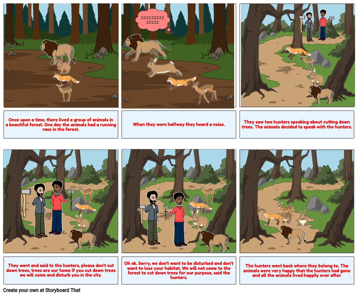 Save Animals Storyboard by malinigrade2