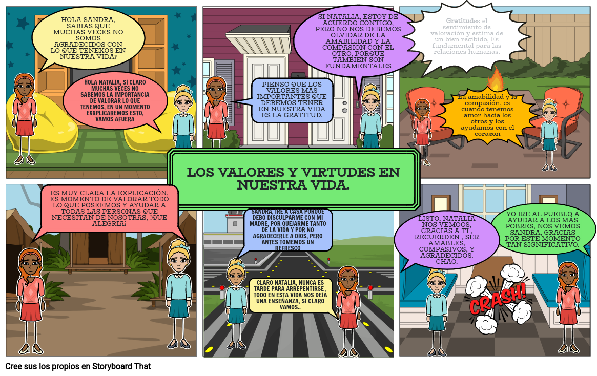 Historieta De Los Valores Storyboard By Ddd The Best Porn Website