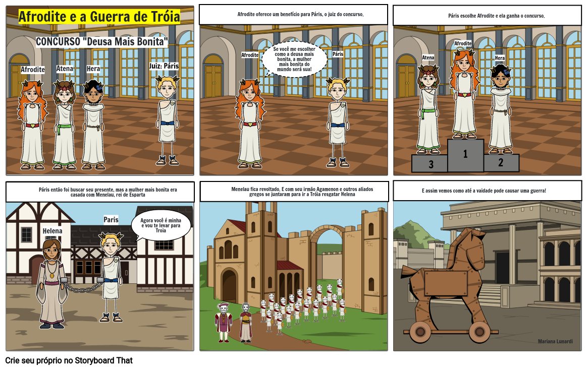 Afrodite e a Guerra de Troia