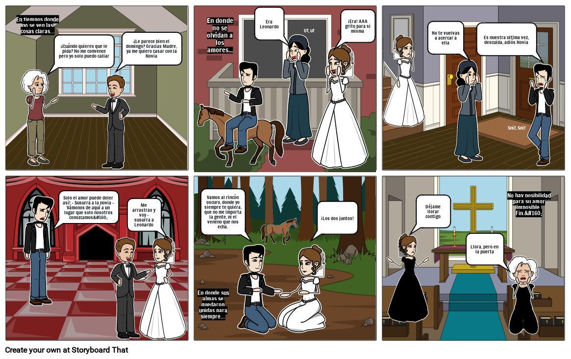 Bodas De Sangre Storyboard By Mariavasq 