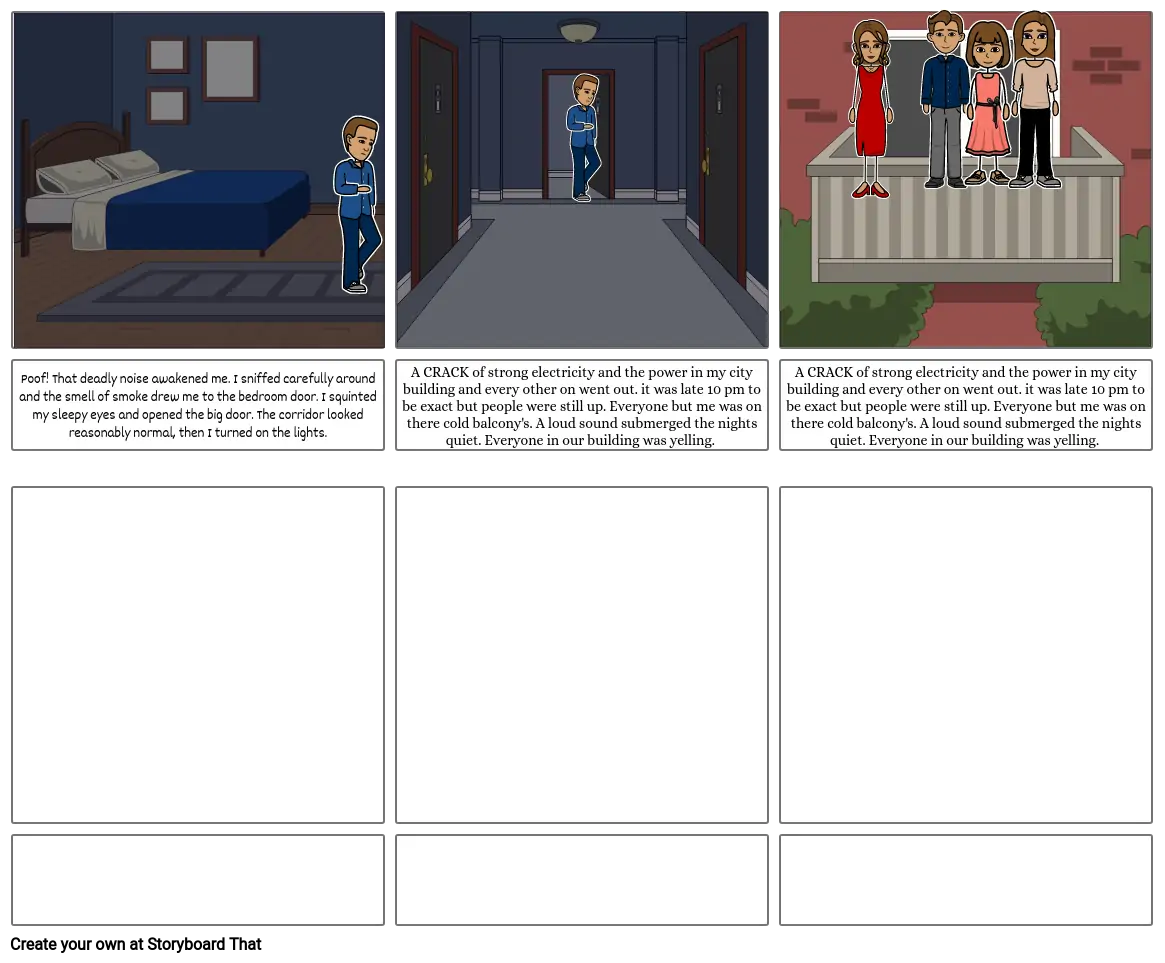 free writing narrative comic strip