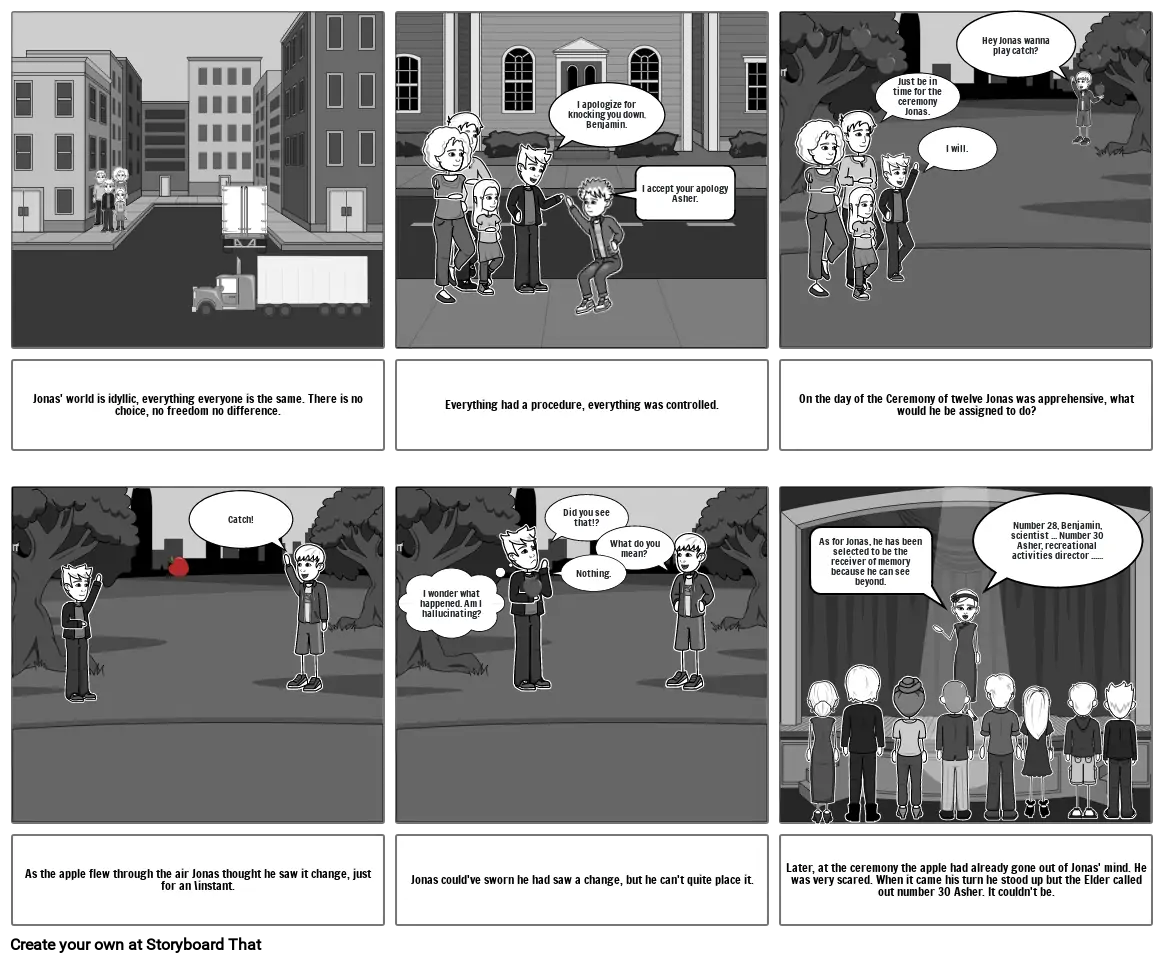 The Giver Comic Strip