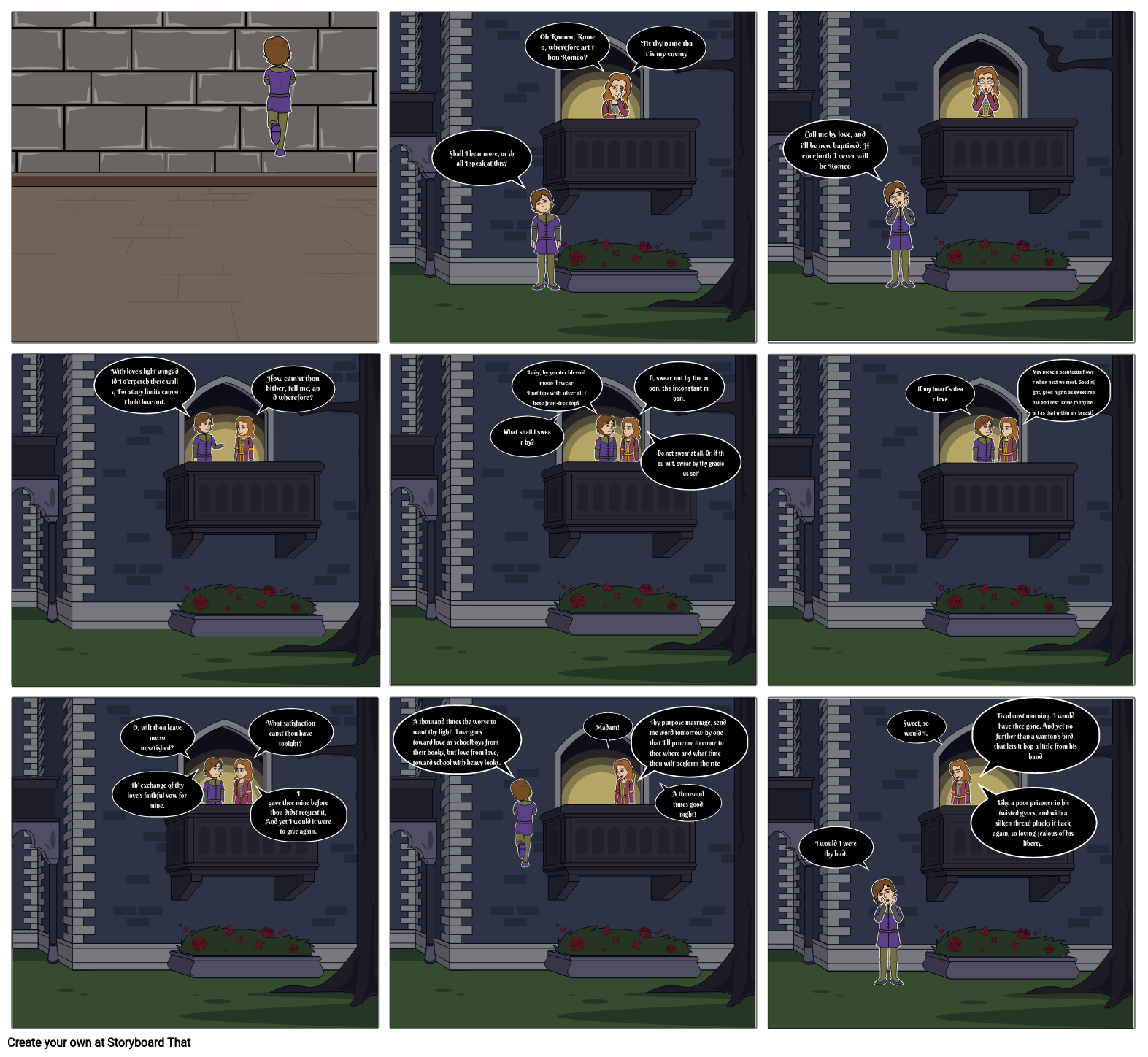 Romeo And Juliet Storyboard Storyboard By Mayabland Romeo And Juliet Storyboard Storyboard By Mayabland