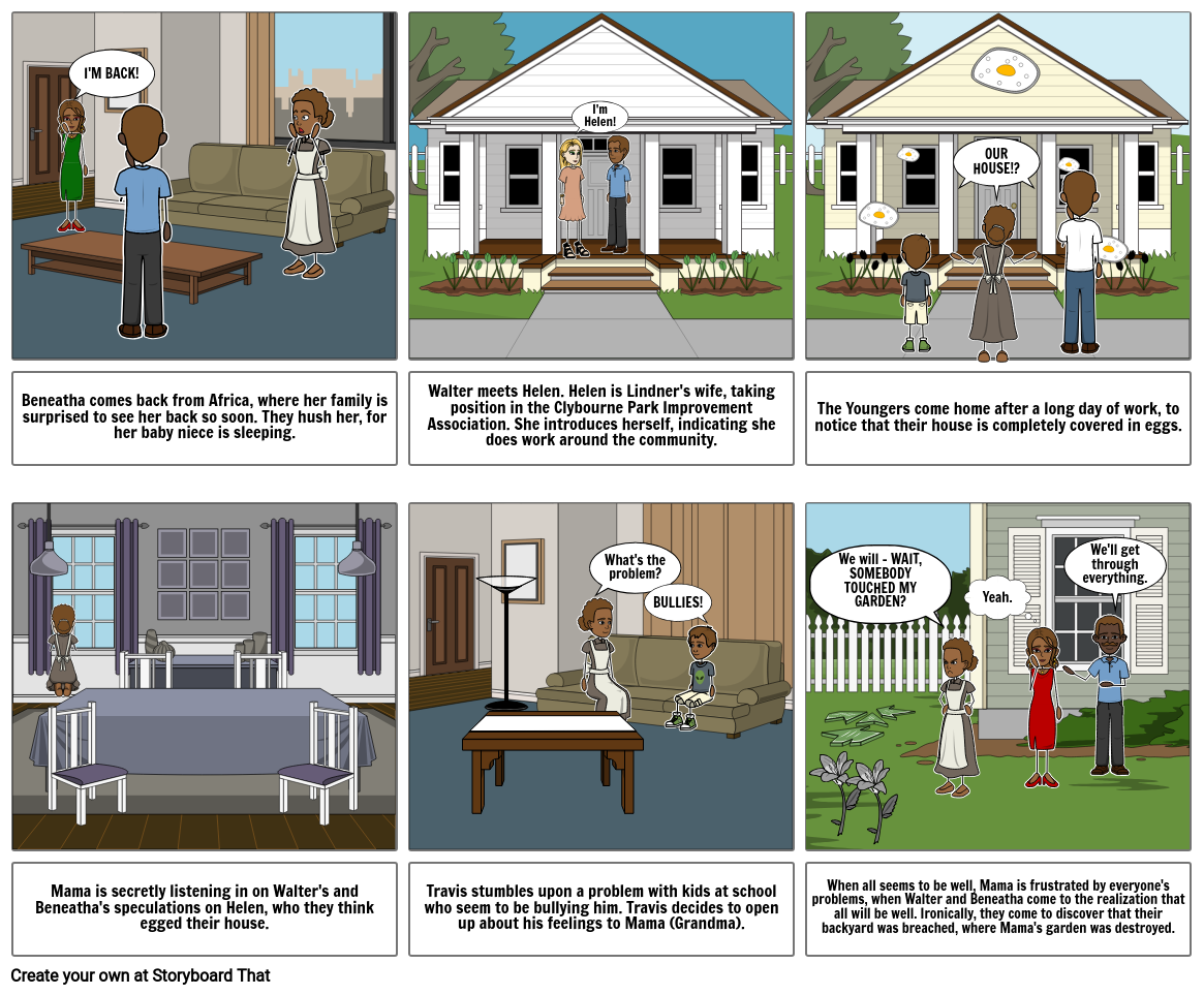 A Raisin In The Sun Storyboard by mc221103