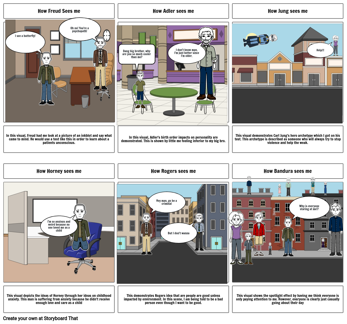 Psych Project Storyboard by mccunejr