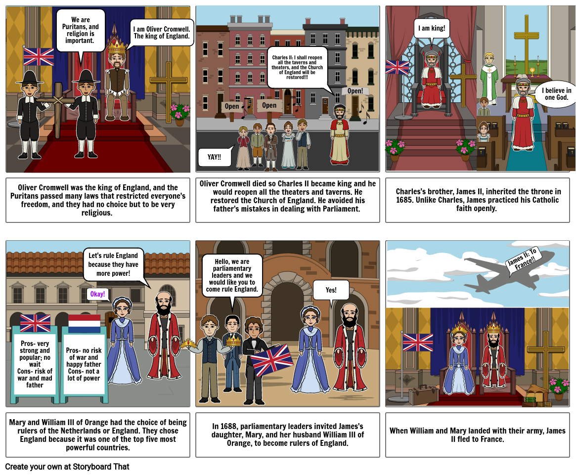history project Storyboard by mdiana24