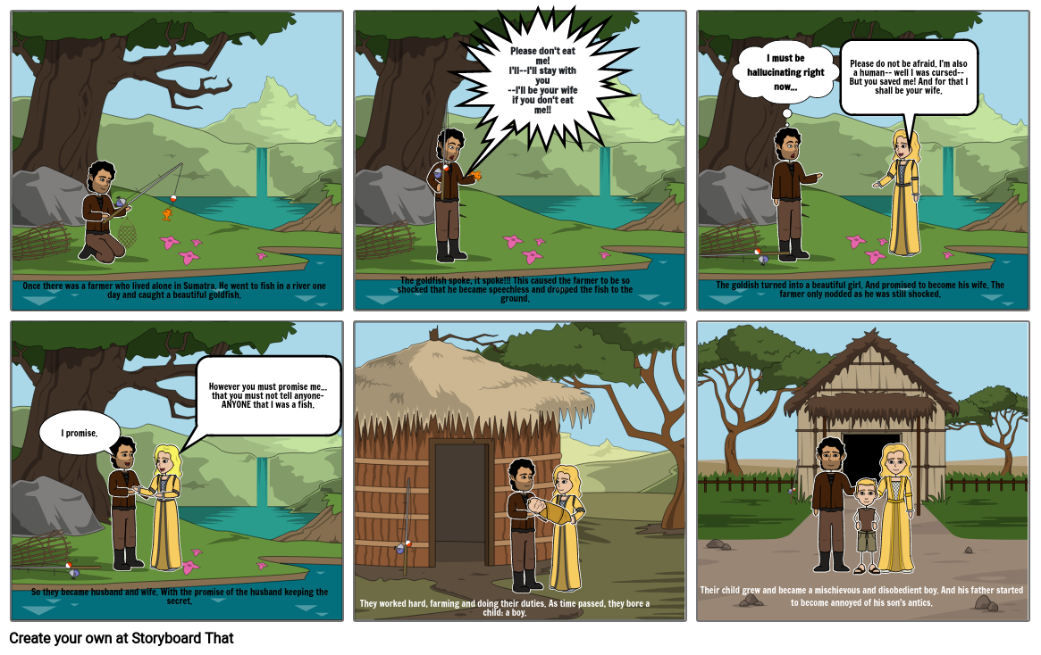 The Legend Of Lake Tabo Storyboard By Memez