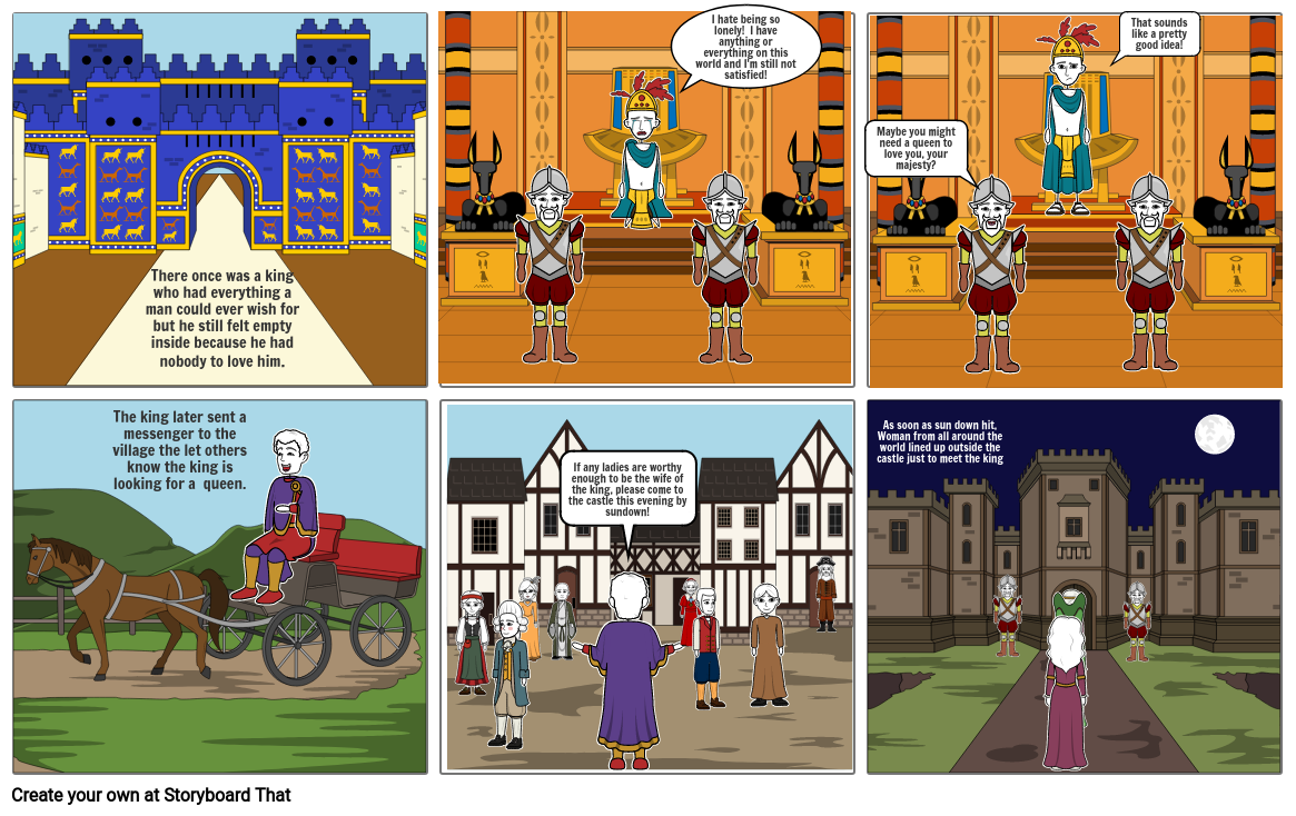 English Myth Storyboard by meshachmohan