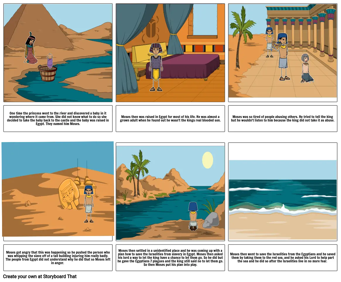 Egyptian Storyboard