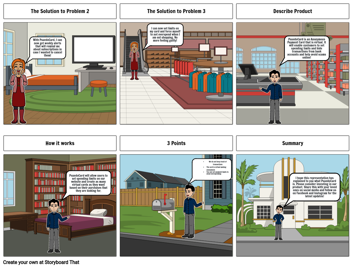 Idea Customer Storyboard TEC702 Storyboard by mhomsi1