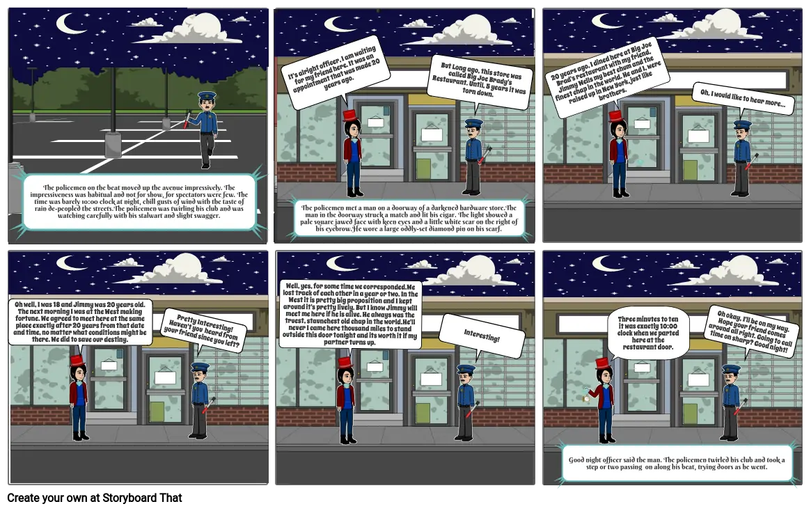 Comic strip- After 20 years-Miriyam Elsa Manoj 8E