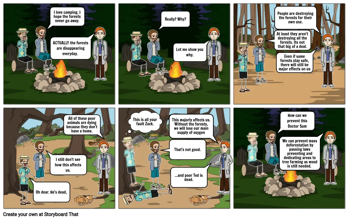 Deforestation Comic