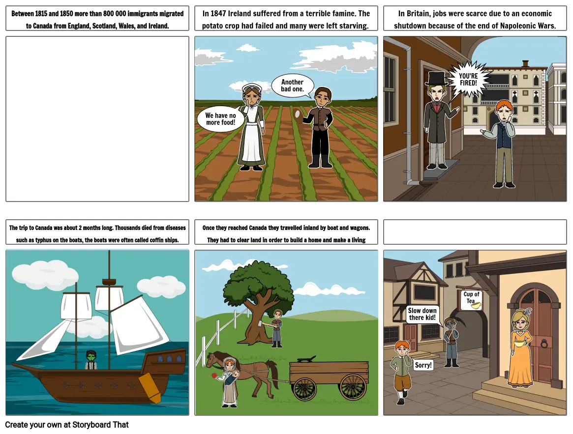 Social: The Great Migration Comic Strip