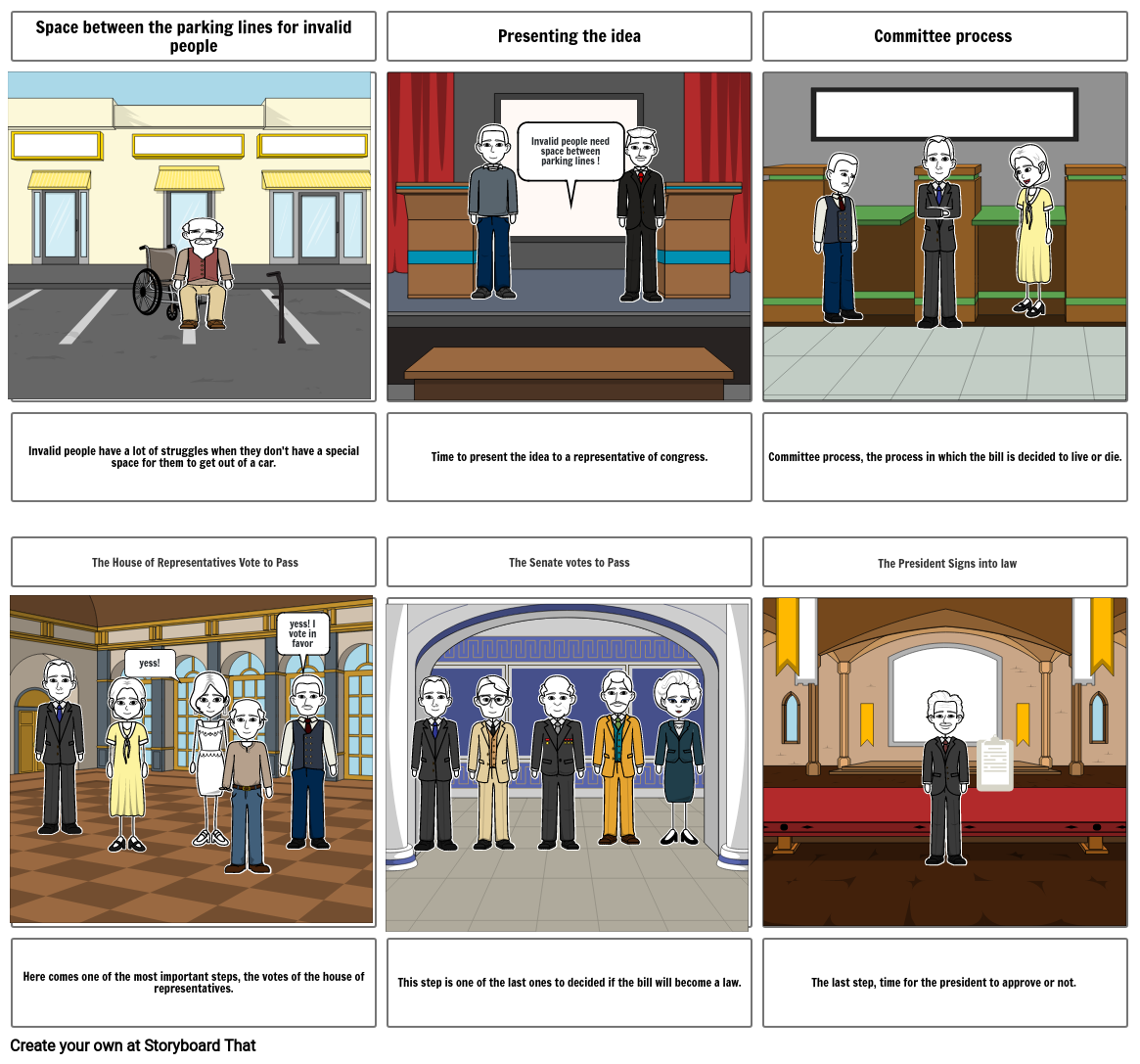 how-a-bill-becomes-a-law-storyboard-by-mmoral3660