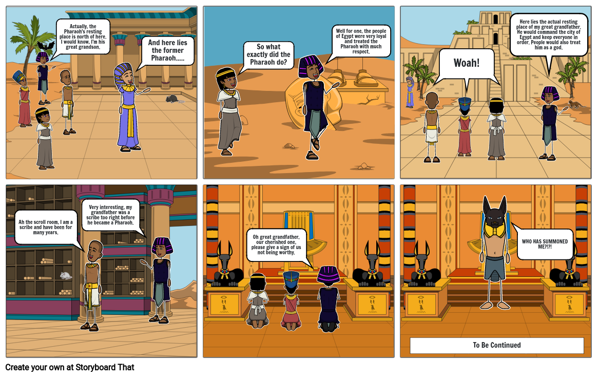 Ancient Egyptian Government Storyboard Storyboard