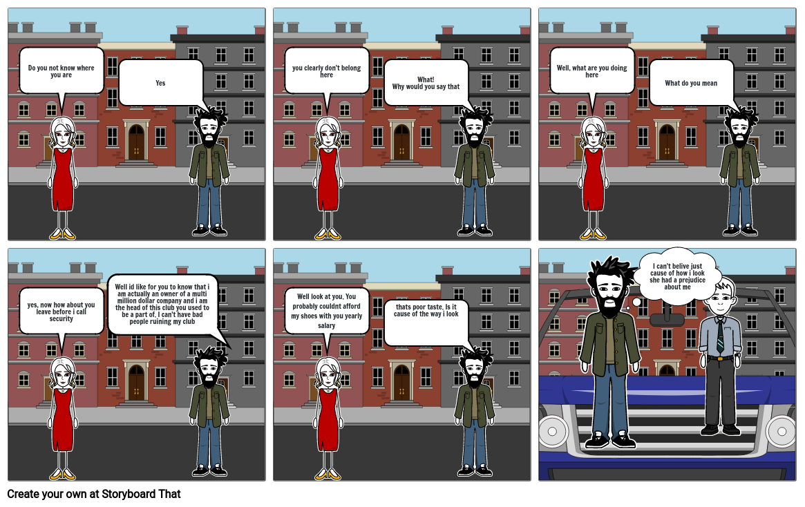 Career Prep comic strip Storyboard by motarpley