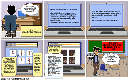SSR Book Review Storyboard