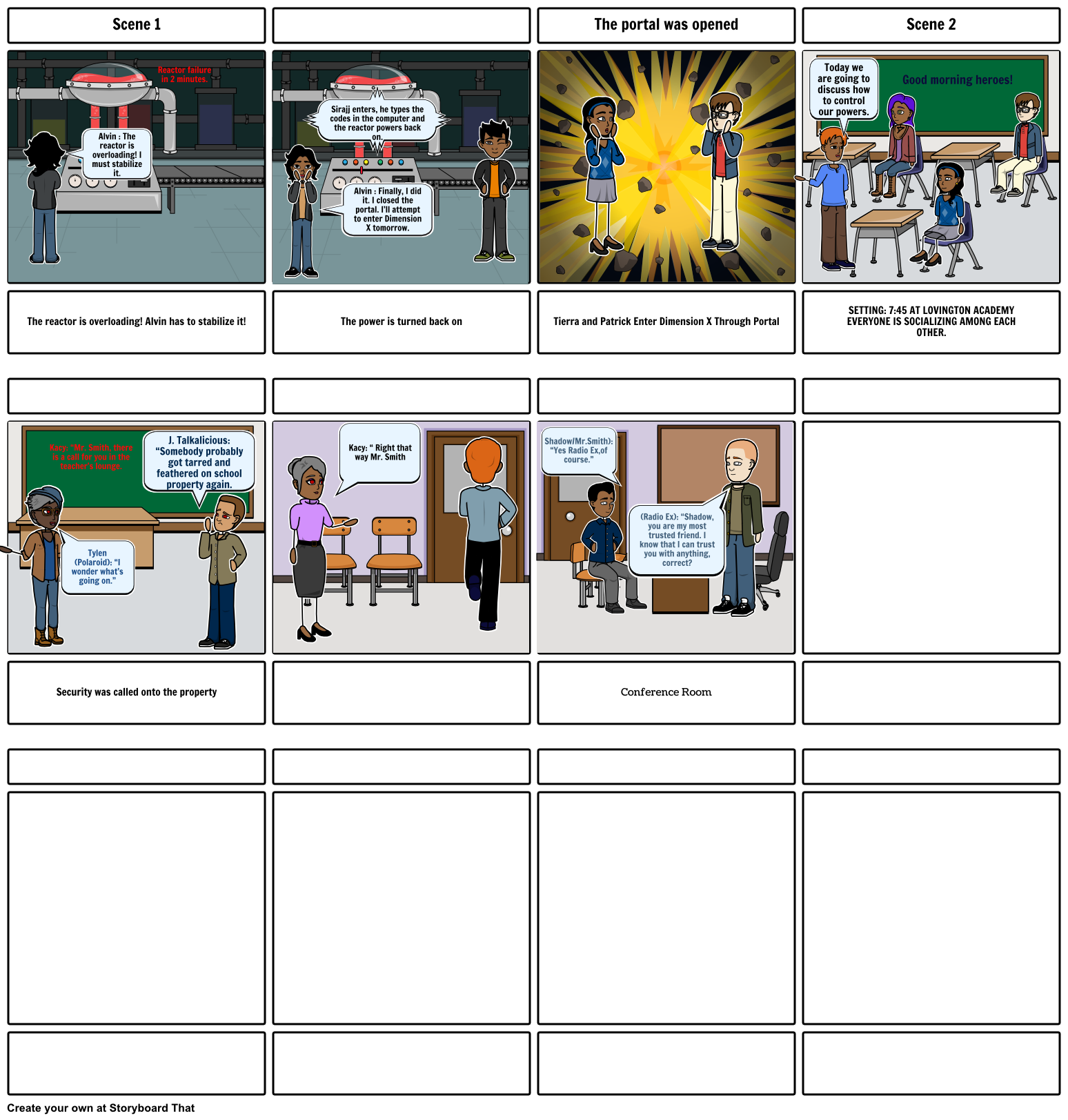 Project omicron Storyboard af mtucker57638