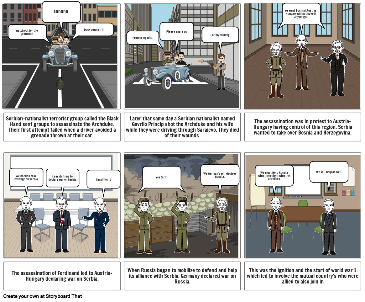 Comic Book Strip Storyboard por myke5