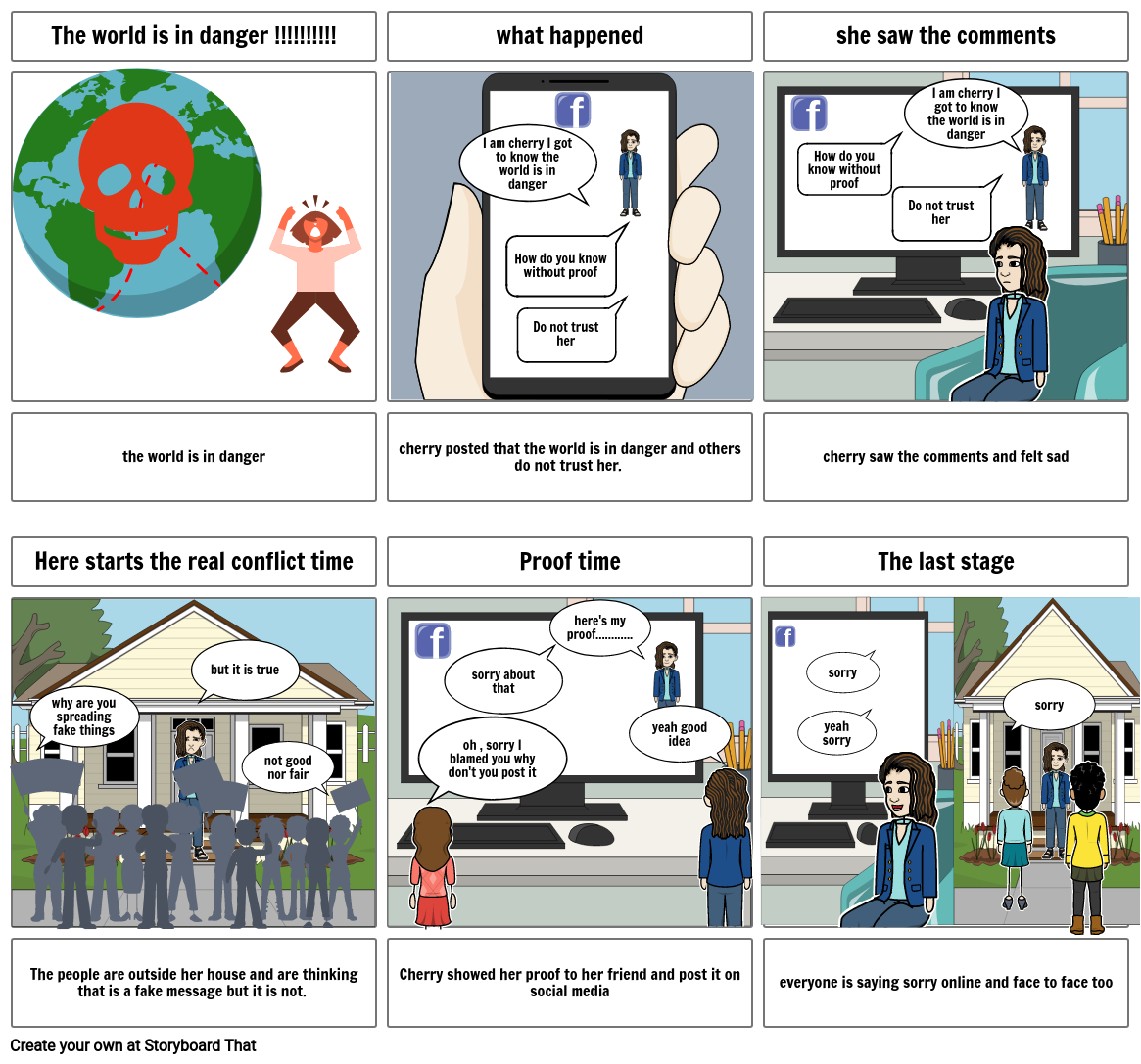 THE WORLD IS IN DANGER !!!!!!!!!!!!! Storyboard