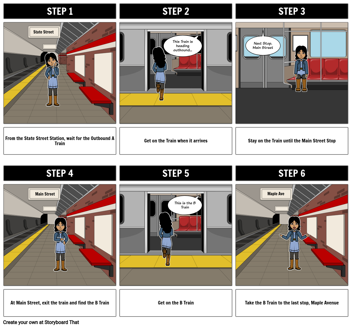 how-to-boards-public-transportation-storyboard