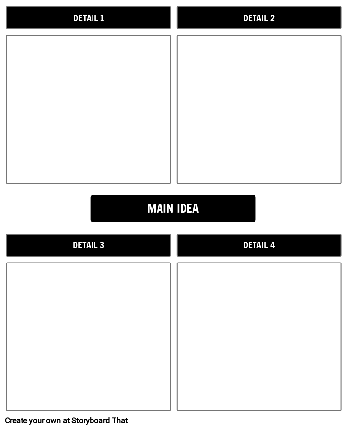Main Idea Details Template Storyboard Par Natashalupiani