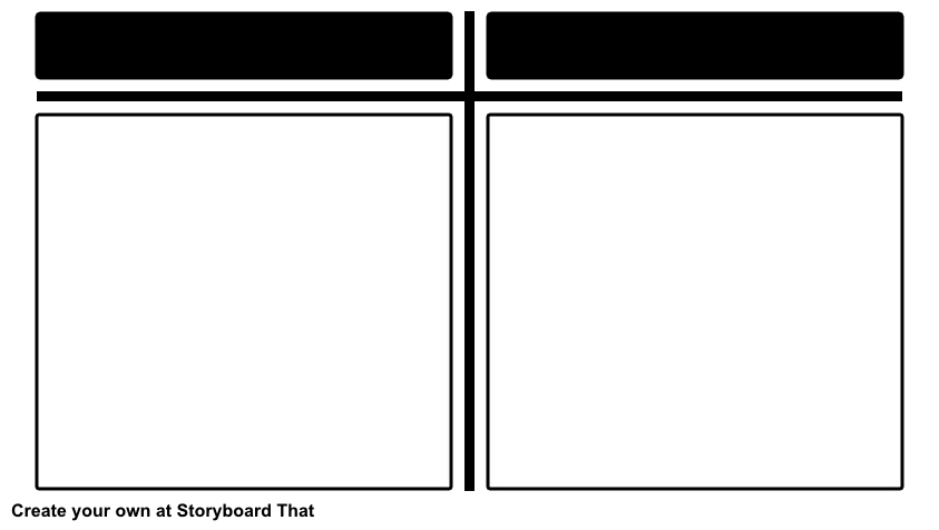 T-Chart Blank Example