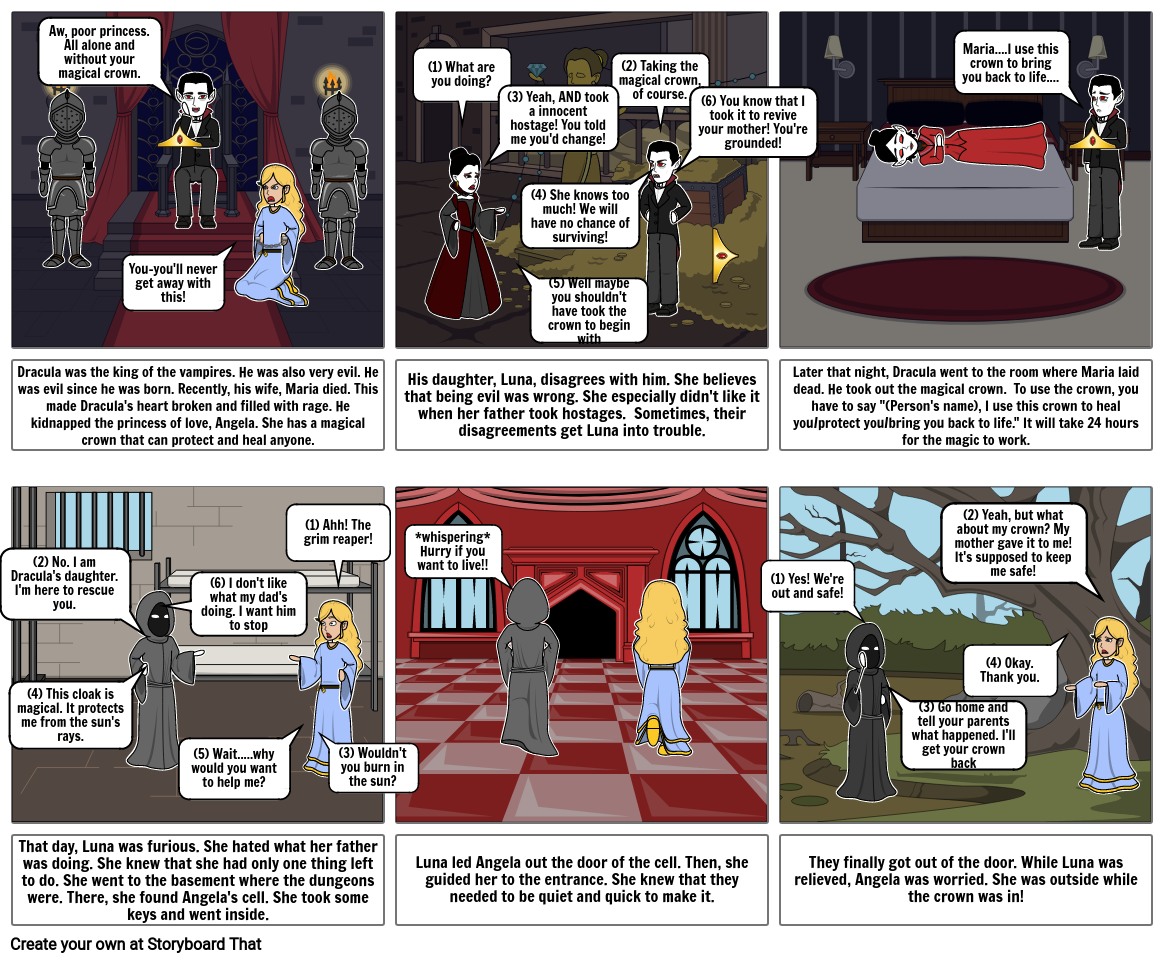 The Vampire (Pt. 1) Storyboard by nboberg