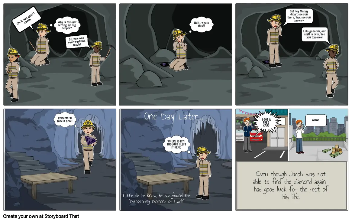 Destination Imagination Comic Strip