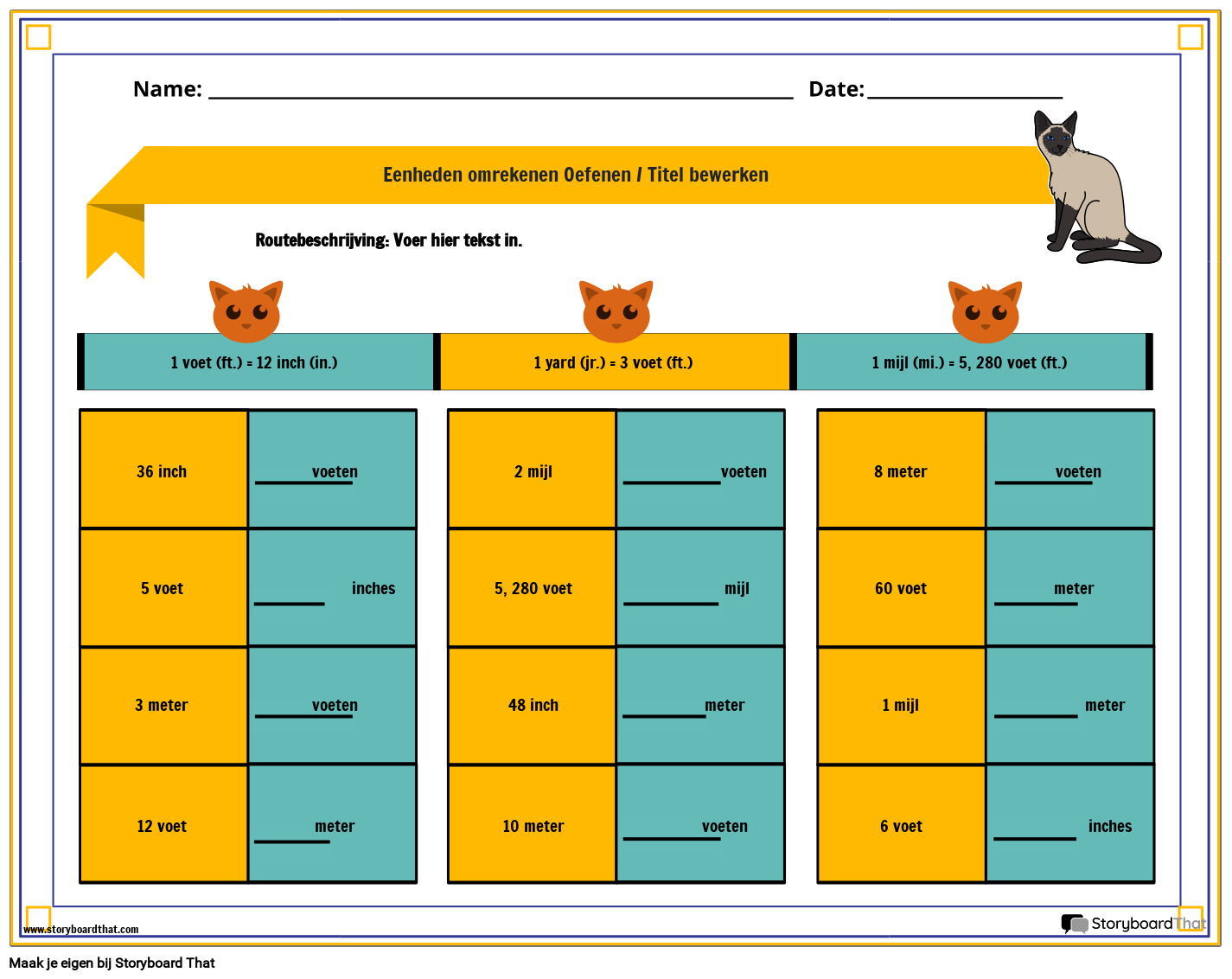 Amerikaans Meetwerkblad Met Katten Storyboard Por Nl examples amerikaans-meetwerkblad-met-katten-storyboard-por-nl-examples
