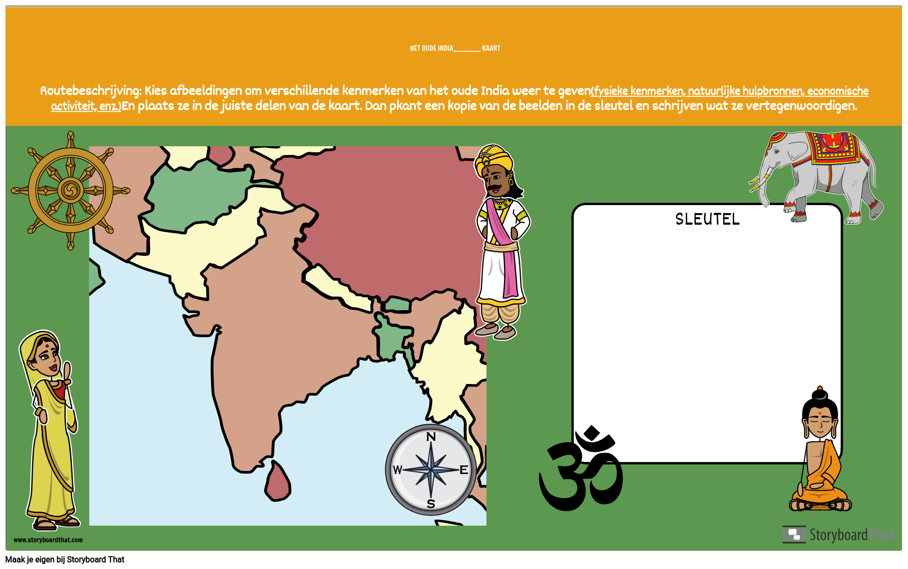 ancient-india-maak-je-eigen-kaart-storyboard-by-nl-examples