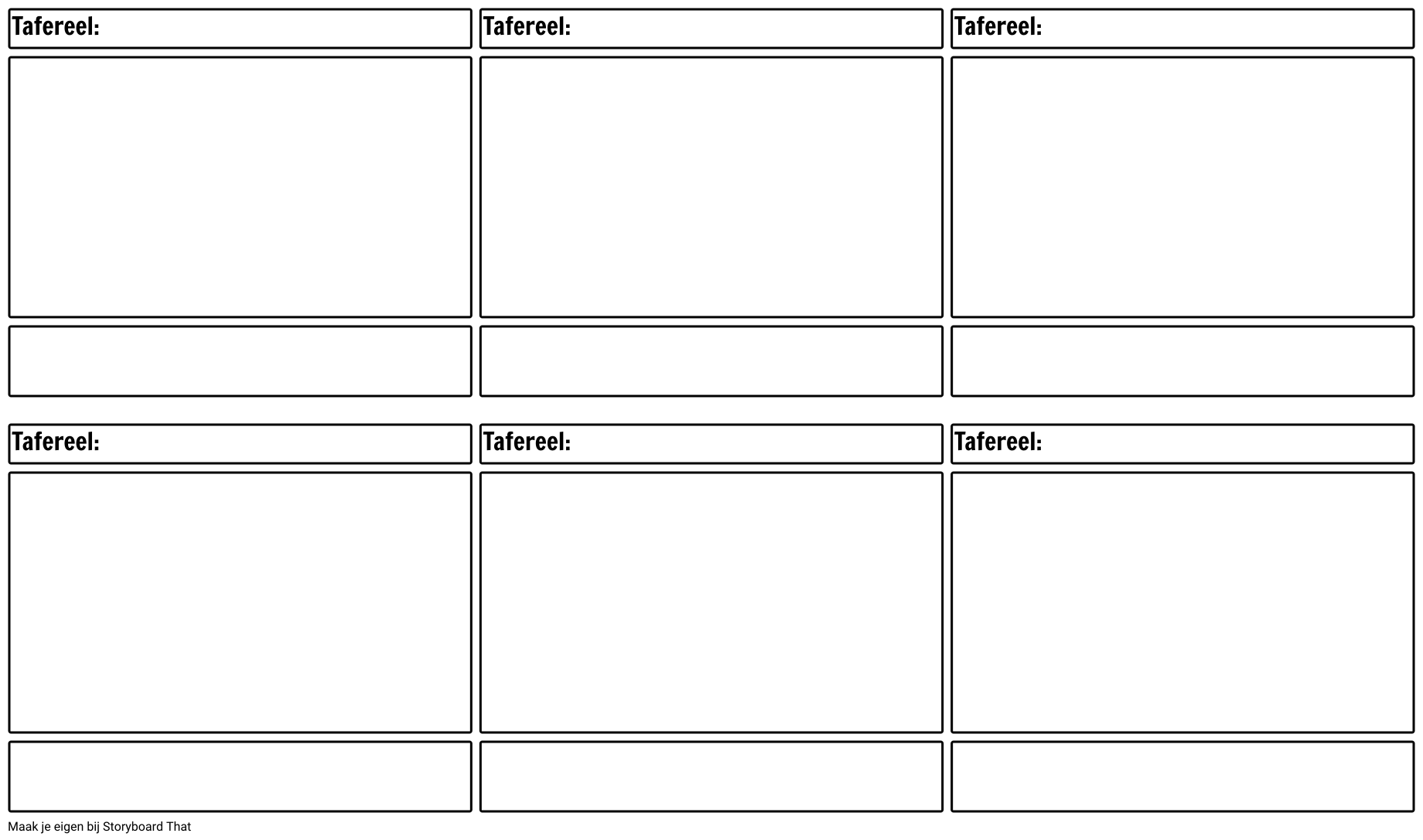 Blank Storyboard Template Film Storyboard By Nl examples