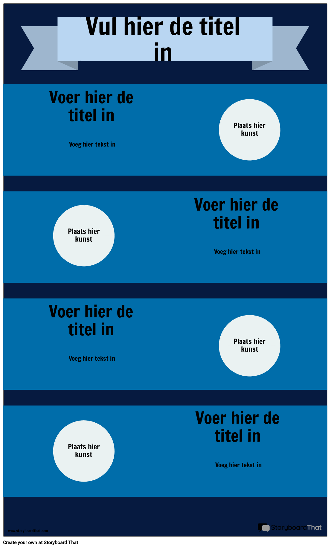 Blauw Infographic-malplaatje