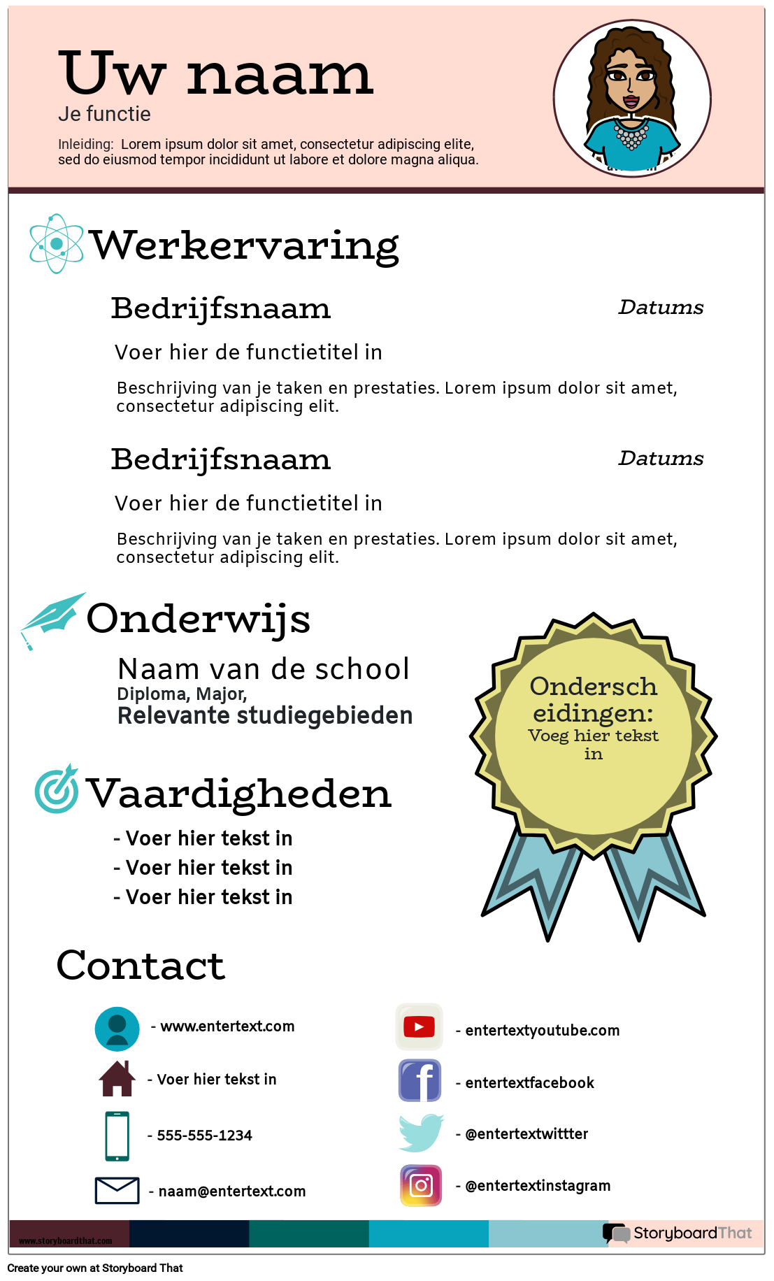 Hervatten Infographic Portretkleur 7